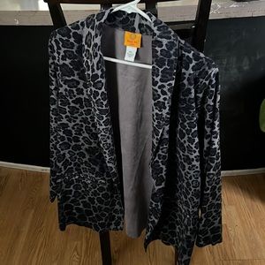 Ruby rd. Leopard work jacket perfect condition worn once
